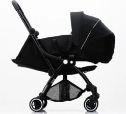 Hamilton By Yoop X1 Plus Kinderwagen - Buggy Met Monteerbare Wieg - Premium Stroller Met One Hand Folding Technologie - Nieuw, Hoger, Uitgebreider 2023 Model - Zwart - Licht, Verstelbaar, Wendbaar En Geschikt Van 0 Maanden Tot 4 Jaar -Babyproducten Winkel 1200x1085 1