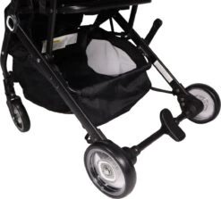 Ding Vivo Wandelwagen - Zwart - Inklapbare Buggy - Inclusief Boodschappenmandje En Zonnekap -Babyproducten Winkel 1200x1085 2
