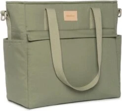 Nobodinoz Baby On The Go Luiertas Olive Green -Babyproducten Winkel 1200x1087