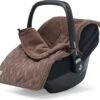 Jollein Voetenzak Voor Autostoel & Kinderwagen - Spring Knit - Rosewood