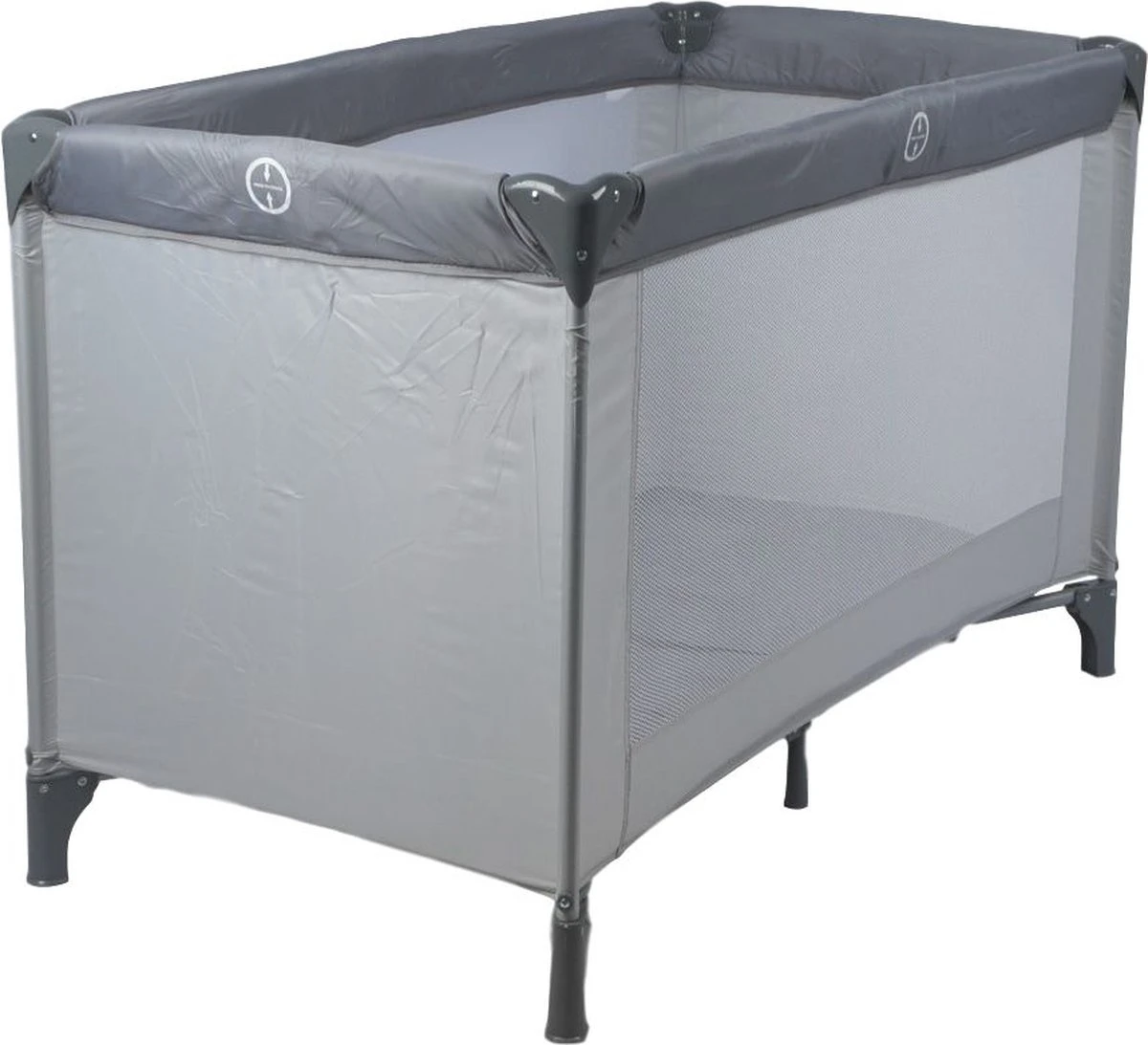 Ding Campingbedje - Grijs - 120x60 Cm - Reisbedje Inclusief Bodemmatrasje 10 Ding Campingbedje - Grijs - 120x60 Cm - Reisbedje Inclusief Bodemmatrasje - Afbeelding 10