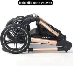 Merkloos BrightWise Luxe Kinderwagen 3 In 1 Van Voldoet Aan Alle Europese Veiligheidscertificaten - Wandelwagen - Kinderwagen 3-in-1 Incl Autostoel - Kinderwagen Maxi Cosi – Buggy 3 In 1 - Newborn - Zwart -Babyproducten Winkel 1200x1095 4
