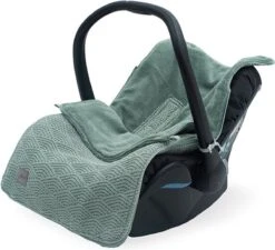 Jollein Voetenzak Voor Autostoel & Kinderwagen - River Knit - Ash Green -Babyproducten Winkel 1200x1095 6