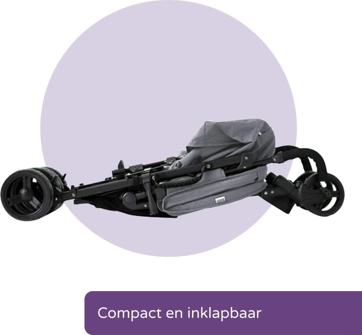 Prénatal Luxe Buggy – Kinderwagen Met Boodschappenmand En Zonneklep - Verstelbare Wandelwagen – Inklapbaar Met 1 Hand - Plooibuggy Grijs 10 Prénatal Luxe Buggy – Kinderwagen Met Boodschappenmand En Zonneklep - Verstelbare Wandelwagen – Inklapbaar Met 1 Hand - Plooibuggy Grijs - Afbeelding 10