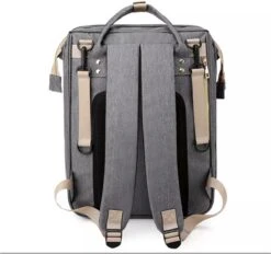 Luier- En Verzorgingstas - Luiertassen - Baby Rug Tas Met Isoleervak - Incl Flessen Verwarmer - Luiertas - Unisex/Jongens/Meisjes - Grijs - Luier Tas - Verzorgingstas Baby - Uitschuifbaar Verschoon/ Slaap Bedje - Incl Matrasje Baby - USB Poort -Babyproducten Winkel 1200x1125 9