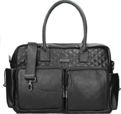 Kidzroom Vision Of Love Luiertas - Zwart - Verschoonmatje - Verstelbare Schouderband 30 Kidzroom Vision Of Love Luiertas - Zwart - Verschoonmatje - Verstelbare Schouderband -Babyproducten Winkel 1200x1126 1