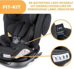Chicco Autostoel Unico PLUS - Groep 0 1 2 3 - Isofix Bevestiging -Verstelbare Hoofdsteun - Zwart -Babyproducten Winkel 1200x1126