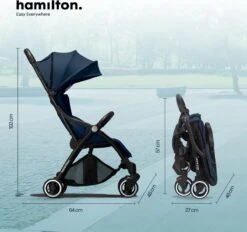 Hamilton By Yoop One Prime X1 Buggy - Premium Stroller Met One Hand Folding Technologie - Blauw - Lichte, Verstelbare En Wendbare Kinderwagen Met Vele Gemakken 15 Hamilton By Yoop One Prime X1 Buggy - Premium Stroller Met One Hand Folding Technologie - Blauw - Lichte, Verstelbare En Wendbare Kinderwagen Met Vele Gemakken -Babyproducten Winkel 1200x1126 3