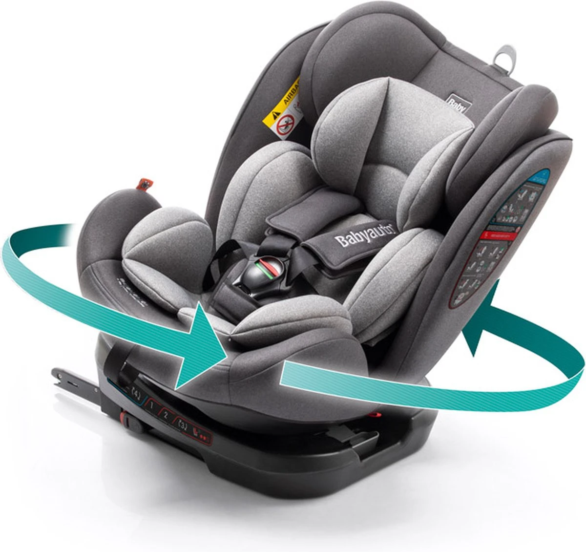 Babyauto Biro D FIX Black/grey Group 0+ 1 2 3 - 0-36 Kg - Isofix 1 Babyauto Biro D FIX Black/grey Group 0+ 1 2 3 - 0-36 Kg - Isofix