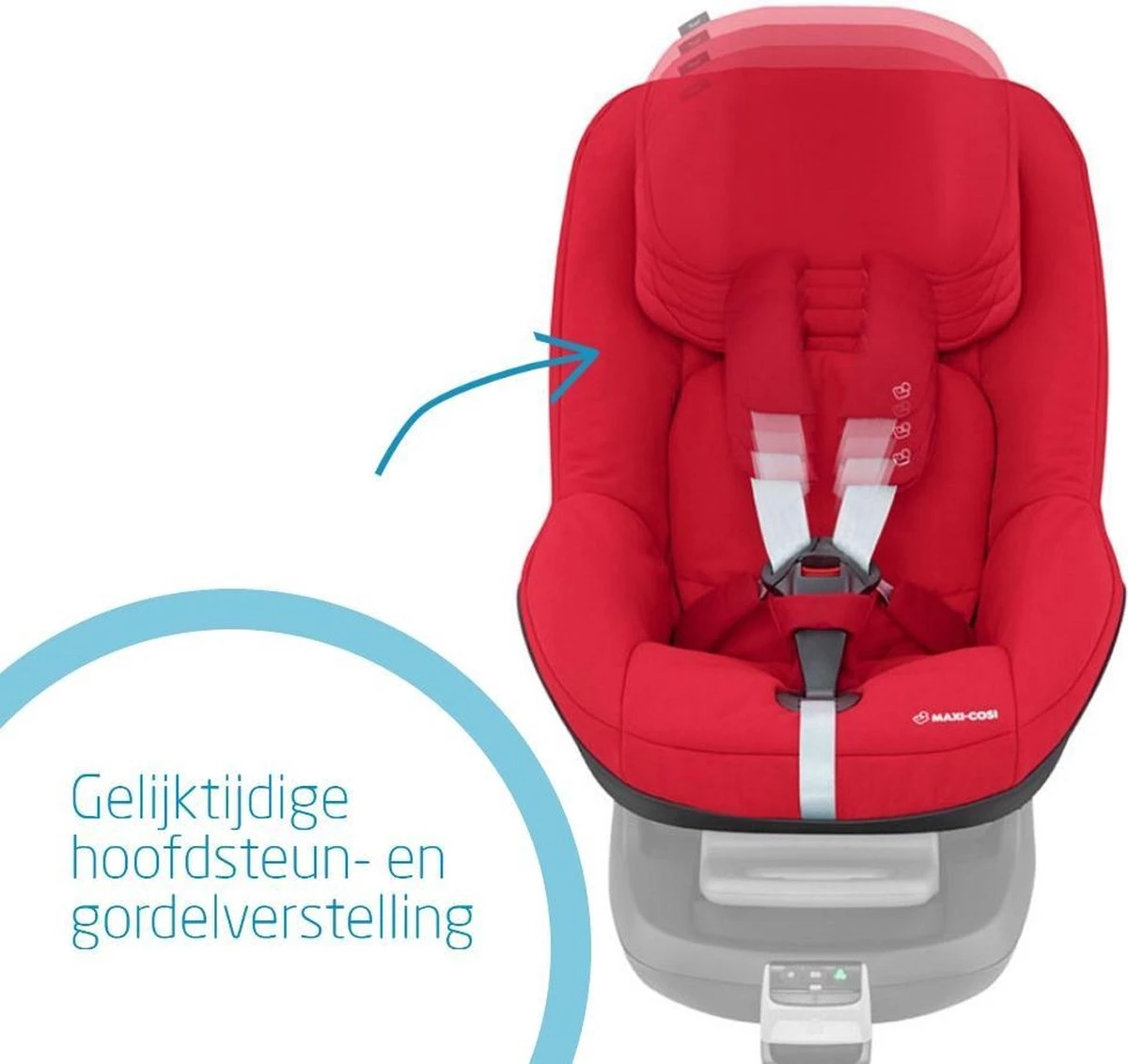 Maxi-Cosi Pearl Autostoeltje - Vivid Red 4 Maxi-Cosi Pearl Autostoeltje - Vivid Red - Afbeelding 4