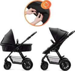 Kinderkraft Moov 3 In 1 Kinderwagen - Inclusief Autostoel - Black 13 Kinderkraft Moov 3 In 1 Kinderwagen - Inclusief Autostoel - Black -Babyproducten Winkel 1200x1137 1