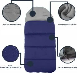 Achaté Voetenzak - Voor Kinderwagen Of Stoeltje – Baby Slaapzak - Autostoel - Donkerblauw -Babyproducten Winkel 1200x1137 5