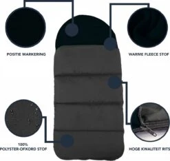 Achaté Voetenzak - Voor Kinderwagen Of Stoeltje – Baby Slaapzak - Autostoel - Zwart 14 Achaté Voetenzak - Voor Kinderwagen Of Stoeltje – Baby Slaapzak - Autostoel - Zwart -Babyproducten Winkel 1200x1137 6