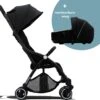 Hamilton By Yoop S1 Plus Buggy Met Monteerbare Premium Wieg – Nieuwer En Hoger 2023 Model - Stroller Met One Hand Folding Technologie – Zwart/Antraciet - Licht, Verstelbaar, Wendbaar - Geschikt Van 0 Maanden Tot 4 Jaar