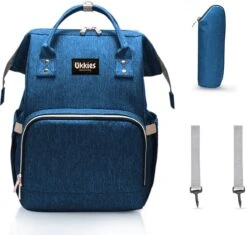 Luiertas Rugzak - Gratis Flessenwarmer En Gratis Kinderwagen Haken - Eindeloos Opbergruimte - Ruime Luiertas - Draaggemak - Donker Blauw -Babyproducten Winkel 1200x1141 1