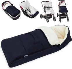 Monzana Voetenzak - Voor Kinderwagen Of Stoeltje - 93x56cm Donkerblauw -Babyproducten Winkel 1200x1142 5