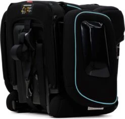 Hamilton By Yoop Cabrio Premium Opvouwbare Autostoel – Veilig, Comfortabel En Lichtgewicht Autozitje – Groep I, II, III Autostoeltje Voor 9 Maanden Tot 12 Jaar – Neon Blauw – ISOFIX Kliksysteem - 1e Opvouwbare Autostoel Ter Wereld - Zwart/Neon Blauw -Babyproducten Winkel 1200x1145 2