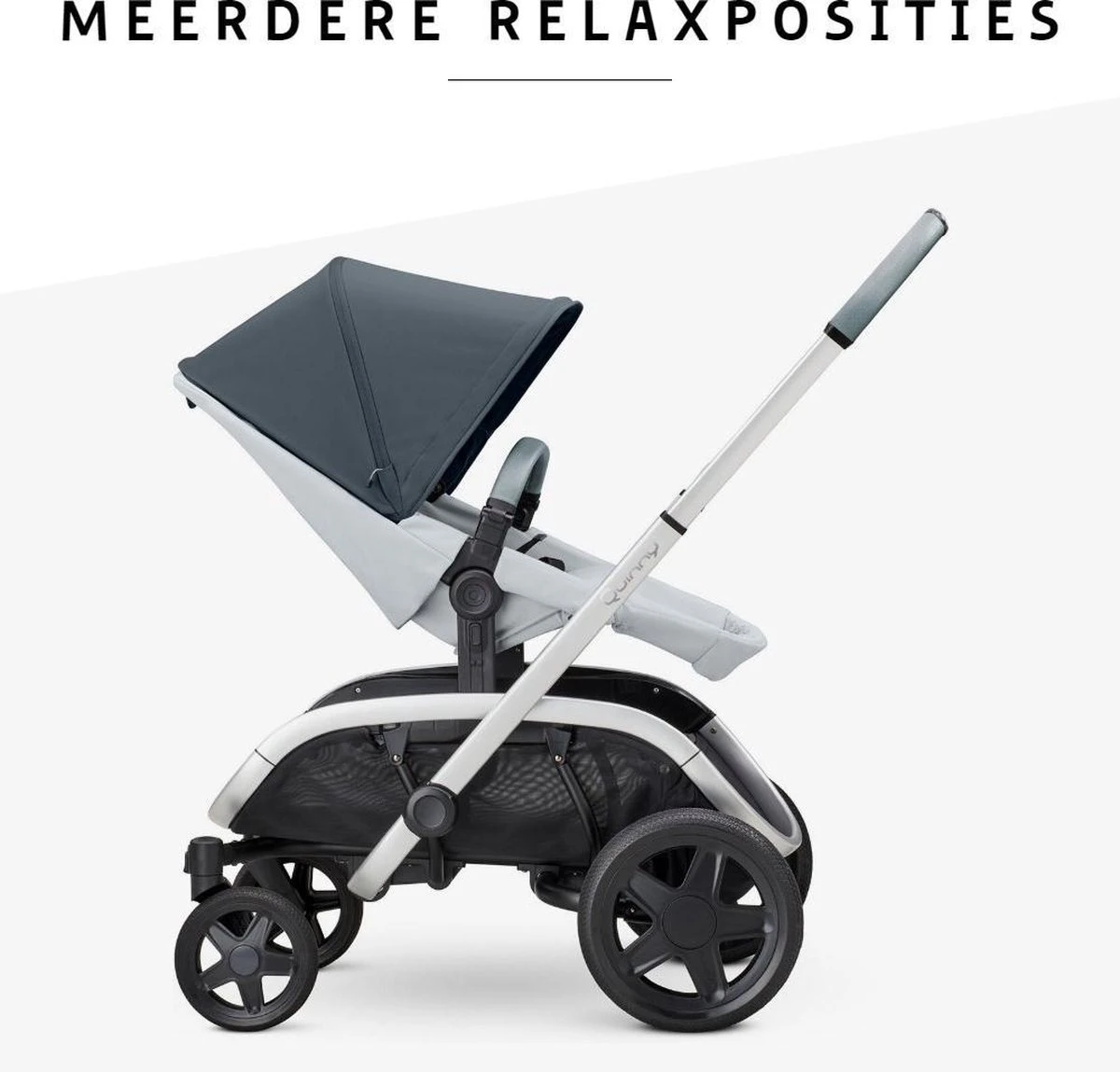 Quinny Hubb Mono Kinderwagen - Graphite On Grey 4 Quinny Hubb Mono Kinderwagen - Graphite On Grey - Afbeelding 4