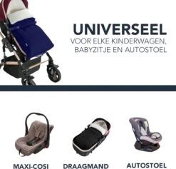Achaté Voetenzak - Voor Kinderwagen Of Stoeltje – Baby Slaapzak - Autostoel - Donkerblauw -Babyproducten Winkel 1200x1149 9