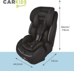 Carkids Verstelbaar Kinderautostoeltje Zwart En Wit | Kinderautostoel Groep 1-2-3 Met Isofix En Top Tether Connector | Kinderen Van 9 Maanden -12 Jaar | 9-36 Kg -Babyproducten Winkel 1200x1150 11