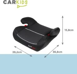 Carkids Auto Zitverhoger Grijs | Autostoeltje Groep 2-3 | Kinderen Van 3,5-12 Jaar | 15-36 Kg -Babyproducten Winkel 1200x1152