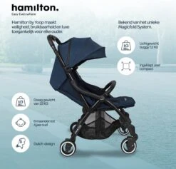 Hamilton By Yoop One Prime X1 Buggy - Premium Stroller Met One Hand Folding Technologie - Blauw - Lichte, Verstelbare En Wendbare Kinderwagen Met Vele Gemakken 16 Hamilton By Yoop One Prime X1 Buggy - Premium Stroller Met One Hand Folding Technologie - Blauw - Lichte, Verstelbare En Wendbare Kinderwagen Met Vele Gemakken -Babyproducten Winkel 1200x1153 3
