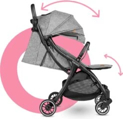 Lionelo Buggy Julie One - Kinderwagen Premium - Automatisch Opvouwen - Wandelwagen Tot 22 Kg - Comfortabele Zitje -Babyproducten Winkel 1200x1156 2