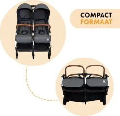 Deryan Luxe Rolo X2 Dubbele Buggy - Duo Buggy - Grijs 20 Deryan Luxe Rolo X2 Dubbele Buggy - Duo Buggy - Grijs -Babyproducten Winkel 1200x1156 3