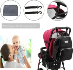 Massi Miliano Luiertas Unisex Zwart (M-22003-6) -Babyproducten Winkel 1200x1163 1