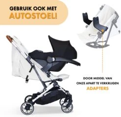 Deryan Luxe Rolo X2 Dubbele Buggy - Duo Buggy - Creme 18 Deryan Luxe Rolo X2 Dubbele Buggy - Duo Buggy - Creme -Babyproducten Winkel 1200x1167 6