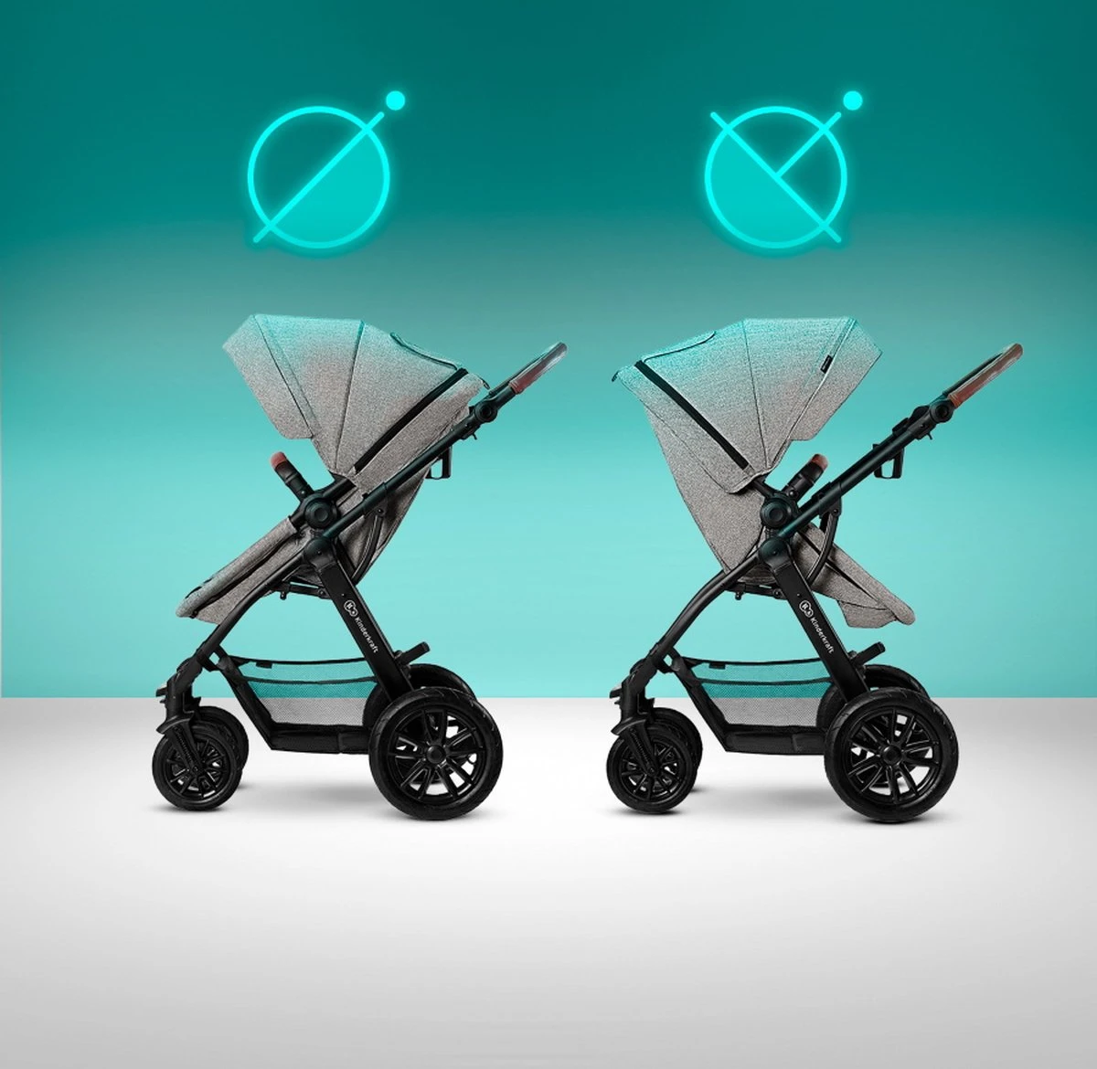 Kinderkraft Xmoov Black 3-in-1 Combi Kinderwagen Incl. Autostoel XMOVBLK30000 9 Kinderkraft Xmoov Black 3-in-1 Combi Kinderwagen Incl. Autostoel XMOVBLK30000 - Afbeelding 9