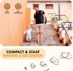 Deryan Peuter Luxe Campingbedje – Inclusief Zelfopblaasbare Matras - Zwart -Babyproducten Winkel 1200x1170 7