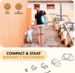 Deryan Peuter Luxe Campingbedje – Inclusief Zelfopblaasbare Matras - Ocean -Babyproducten Winkel 1200x1170 8