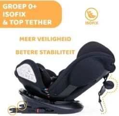 Chicco Autostoel Unico PLUS - Groep 0 1 2 3 - Isofix Bevestiging -Verstelbare Hoofdsteun - Zwart -Babyproducten Winkel 1200x1171 3