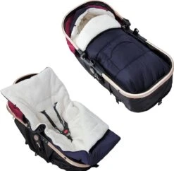 Monzana Voetenzak - Voor Kinderwagen Of Stoeltje - 93x56cm Donkerblauw -Babyproducten Winkel 1200x1178 9
