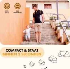 Deryan Baby Luxe Campingbedje – Inclusief Zelfopblaasbare Matras - Rose -Babyproducten Winkel 1200x1180 19