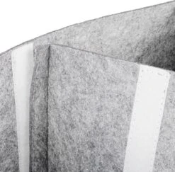 Relaxdays Luiertas Baby - Verzorgingstas Vilt - Organizer Luiers - Uitneembare Schotjes - Lichtgrijs -Babyproducten Winkel 1200x1181