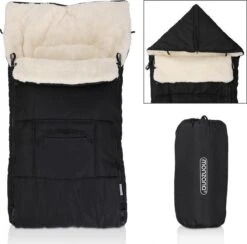 Monzana Kinderwagen Voetenzak Zwart | Teddy | Maxi-Cosi -Babyproducten Winkel 1200x1184 9