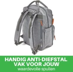 Brisby Slijtvaste Luiertas – Verzorgingstas – Met Buggymontage - Lichtgrijs 18 Brisby Slijtvaste Luiertas – Verzorgingstas – Met Buggymontage - Lichtgrijs -Babyproducten Winkel 1200x1189 5