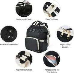 Premium Baby Luierrugzak - Baby Tas - Luiertas Met Grote Capaciteit - Multifunctionele Waterdichte Pamper Tas - Zwangerschap Tas - Kraamcadeau - Baby Shower 10 Premium Baby Luierrugzak - Baby Tas - Luiertas Met Grote Capaciteit - Multifunctionele Waterdichte Pamper Tas - Zwangerschap Tas - Kraamcadeau - Baby Shower -Babyproducten Winkel 1200x1192 2