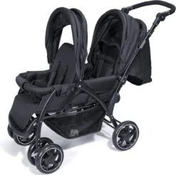 Deryan Luxe Elena Dubbele Buggy- Duo Buggy – Tandem Buggy – Compact En Lichtgewicht -Babyproducten Winkel 1200x1194 6