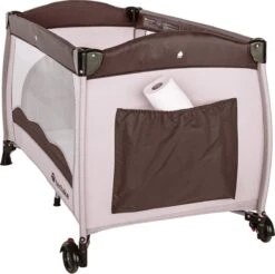 TecTake - Kinder Reisbed Babybed - Beige / Bruin - 402417 - 126x65x80 Cm Met Draagtas -Babyproducten Winkel 1200x1194 8