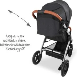 Hauck UpTown Buggy - Met één Hand Opvouwbaar - Zwart -Babyproducten Winkel 1200x1196 9