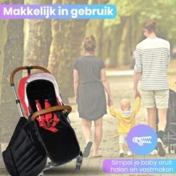 Yilofy Universele Luxe Voetenzak Babywagen & Autostoel Zwart Buggy Kinderwagen Voetzak -Babyproducten Winkel 1200x1199 18