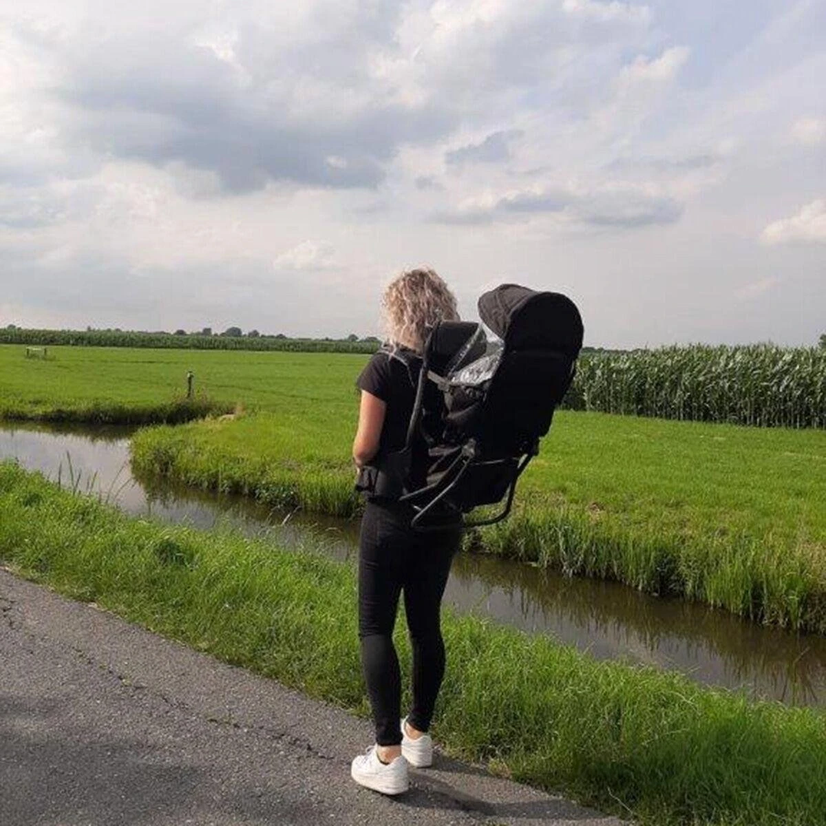 KEKK Rugdrager De Luxe Zwart 13 KEKK Rugdrager De Luxe Zwart - Afbeelding 13