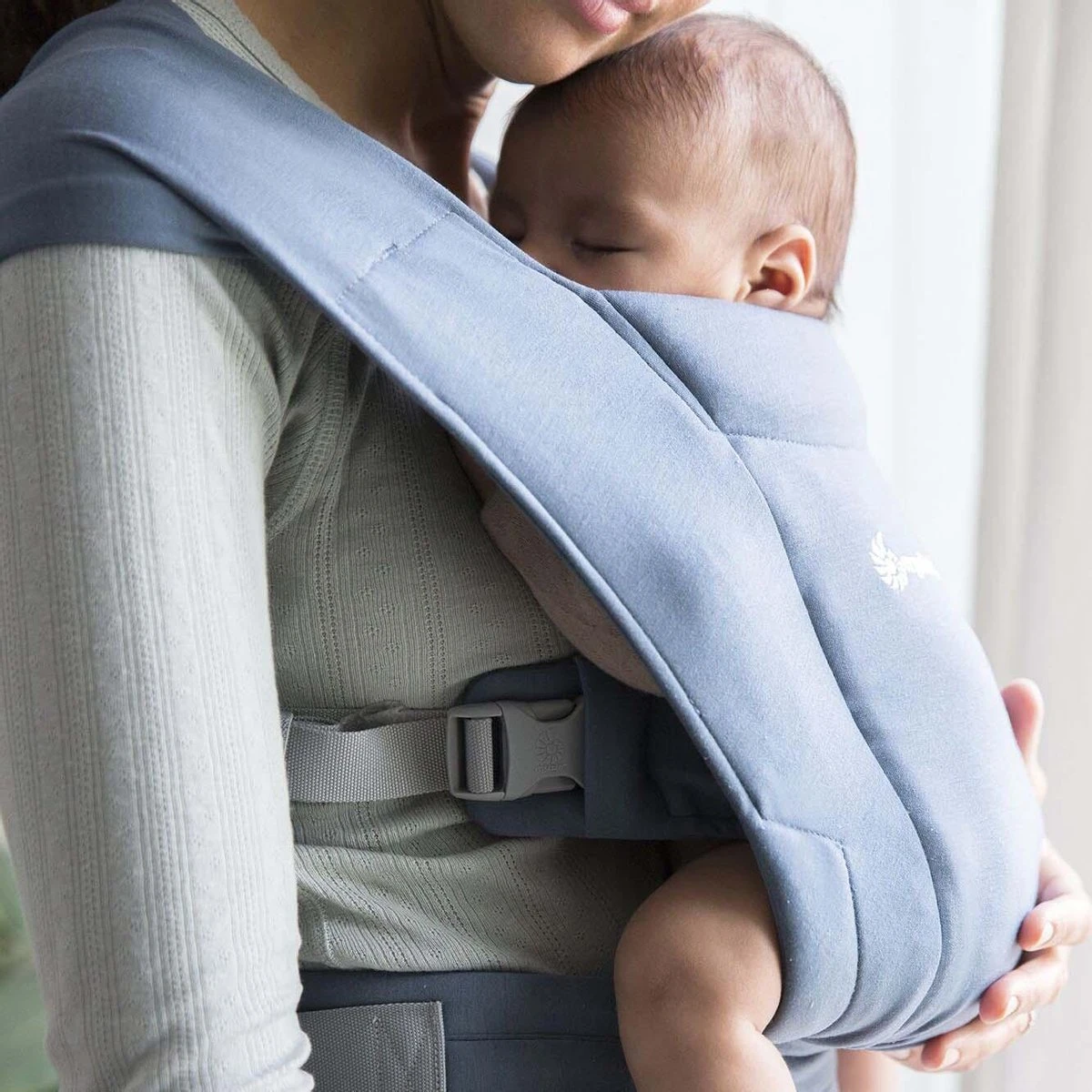 Ergobaby Embrace Draagzak Baby - Oxford Blue 2 Ergobaby Embrace Draagzak Baby - Oxford Blue - Afbeelding 2