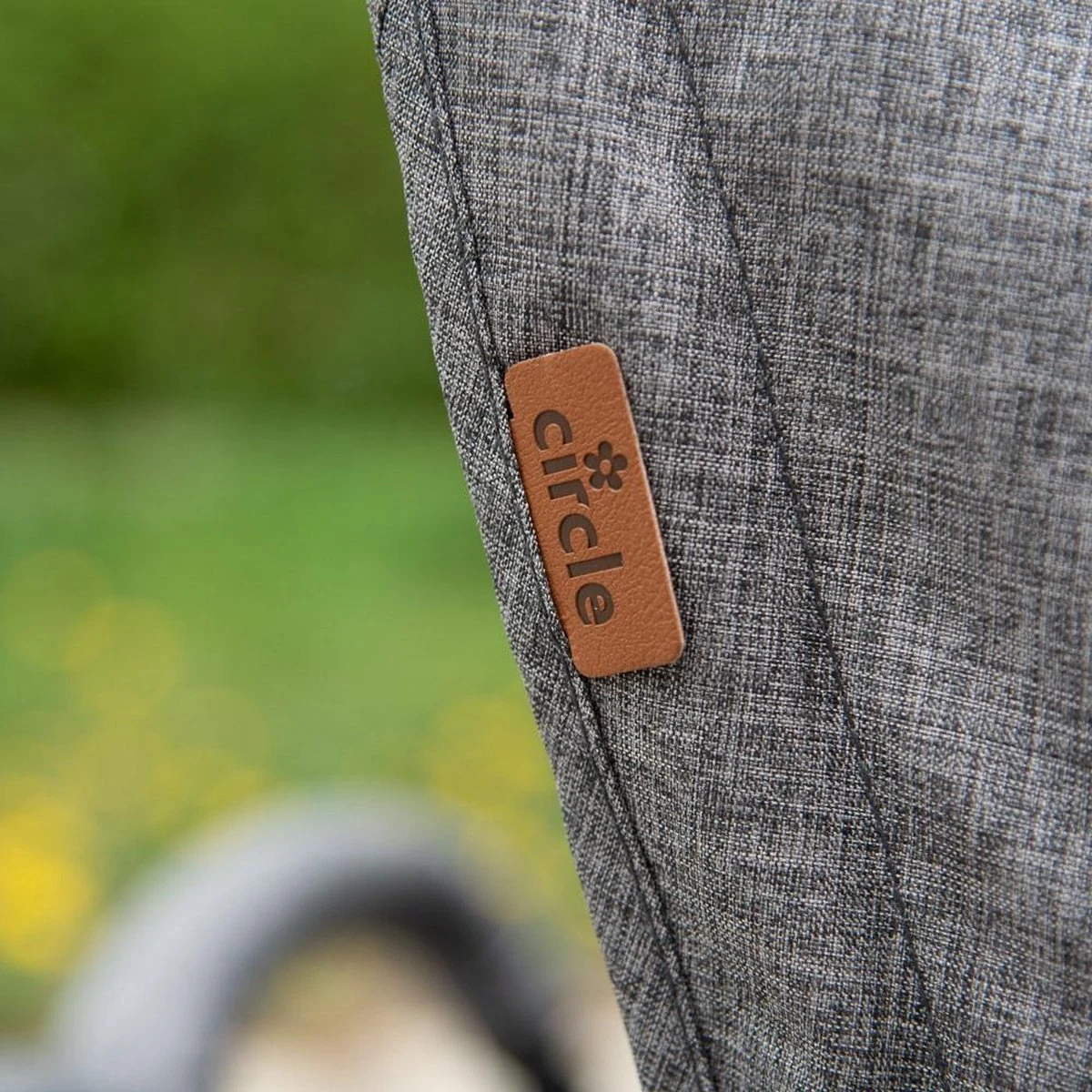ABC Design Duo Kinderwagen Twin Circle Line - Inclusief Regenhoes - Woven Graphite 5 ABC Design Duo Kinderwagen Twin Circle Line - Inclusief Regenhoes - Woven Graphite - Afbeelding 5