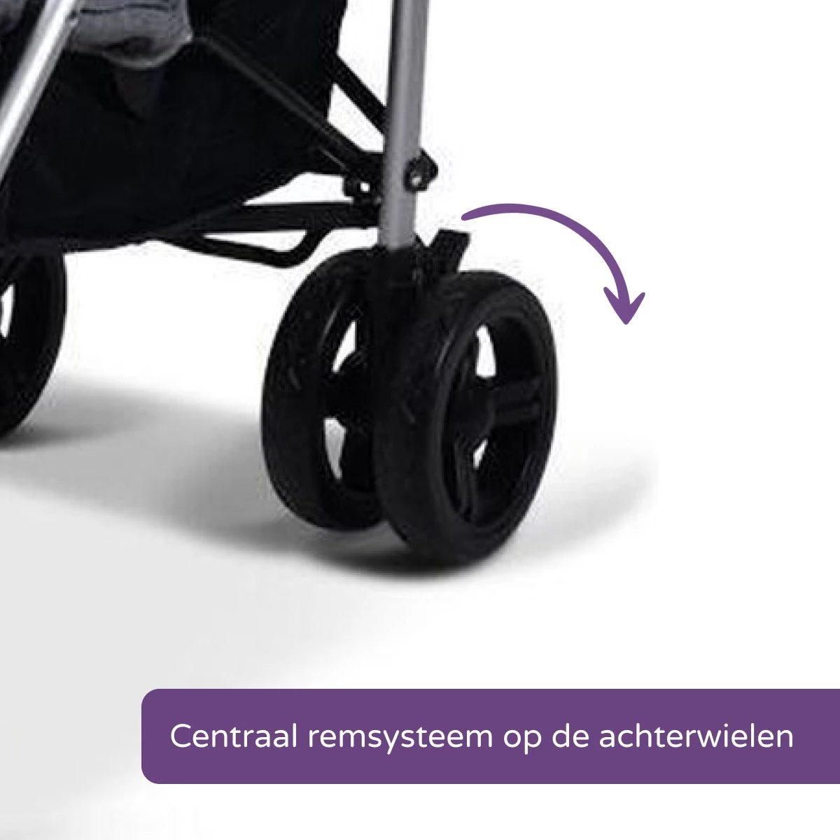 Prénatal Luxe Buggy – Kinderwagen Met Boodschappenmand En Zonneklep - Verstelbare Wandelwagen – Inklapbaar Met 1 Hand - Plooibuggy Grijs 6 Prénatal Luxe Buggy – Kinderwagen Met Boodschappenmand En Zonneklep - Verstelbare Wandelwagen – Inklapbaar Met 1 Hand - Plooibuggy Grijs - Afbeelding 6