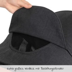 Hauck UpTown Buggy - Met één Hand Opvouwbaar - Zwart -Babyproducten Winkel 1200x1200 1308