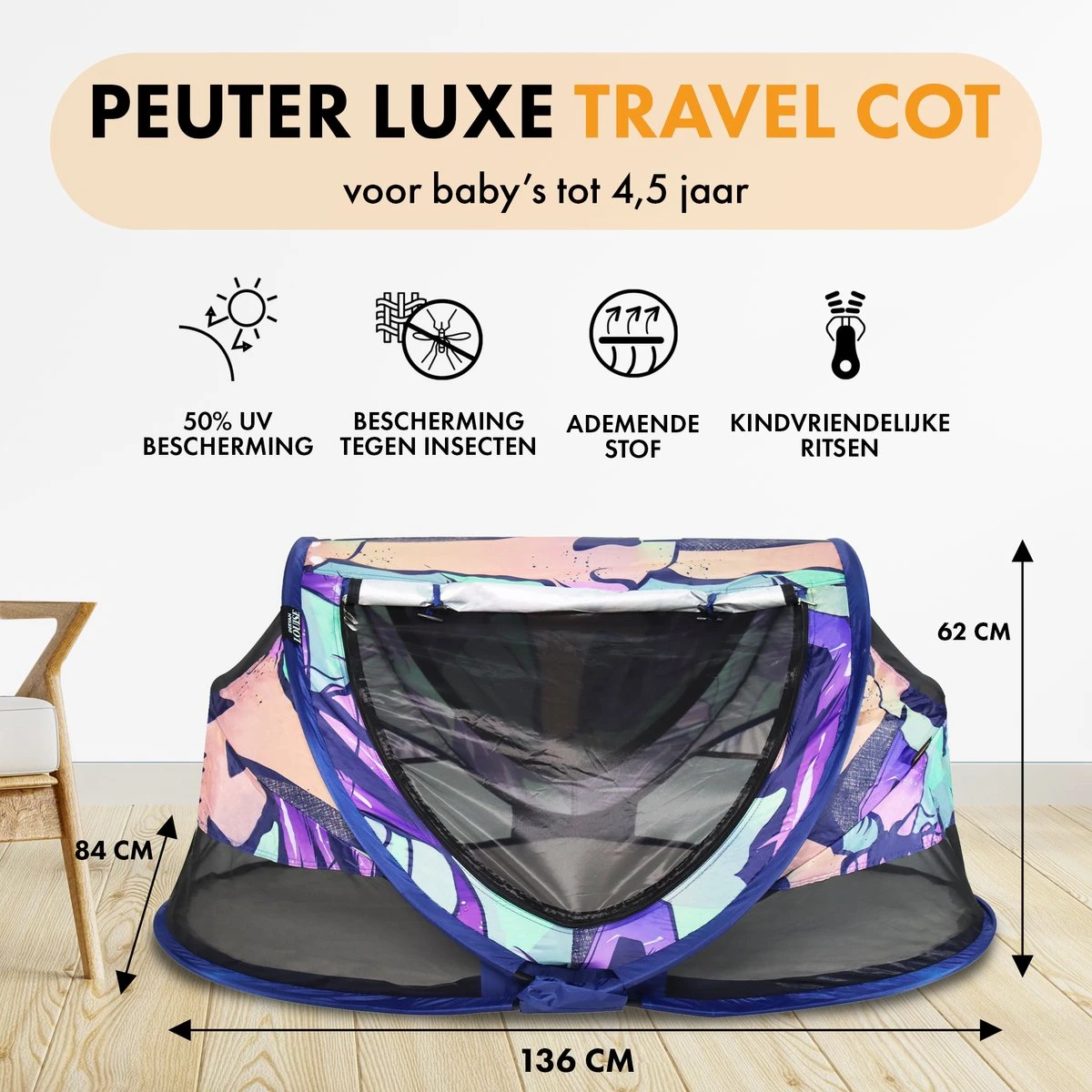 Deryan Peuter Luxe Campingbedje – Inclusief Zelfopblaasbare Matras - Story 2 Deryan Peuter Luxe Campingbedje – Inclusief Zelfopblaasbare Matras - Story - Afbeelding 2